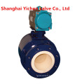 Wcb Lining Ceramic Pneumatic Flanged Ball Valve